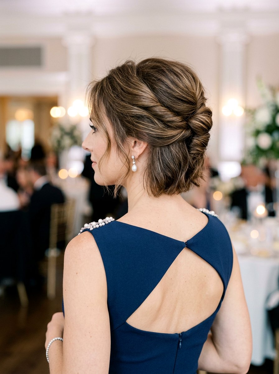 French Twist For Short Hair - 20 short updo hairstyle for older women - 20 short updo hairstyle for older women