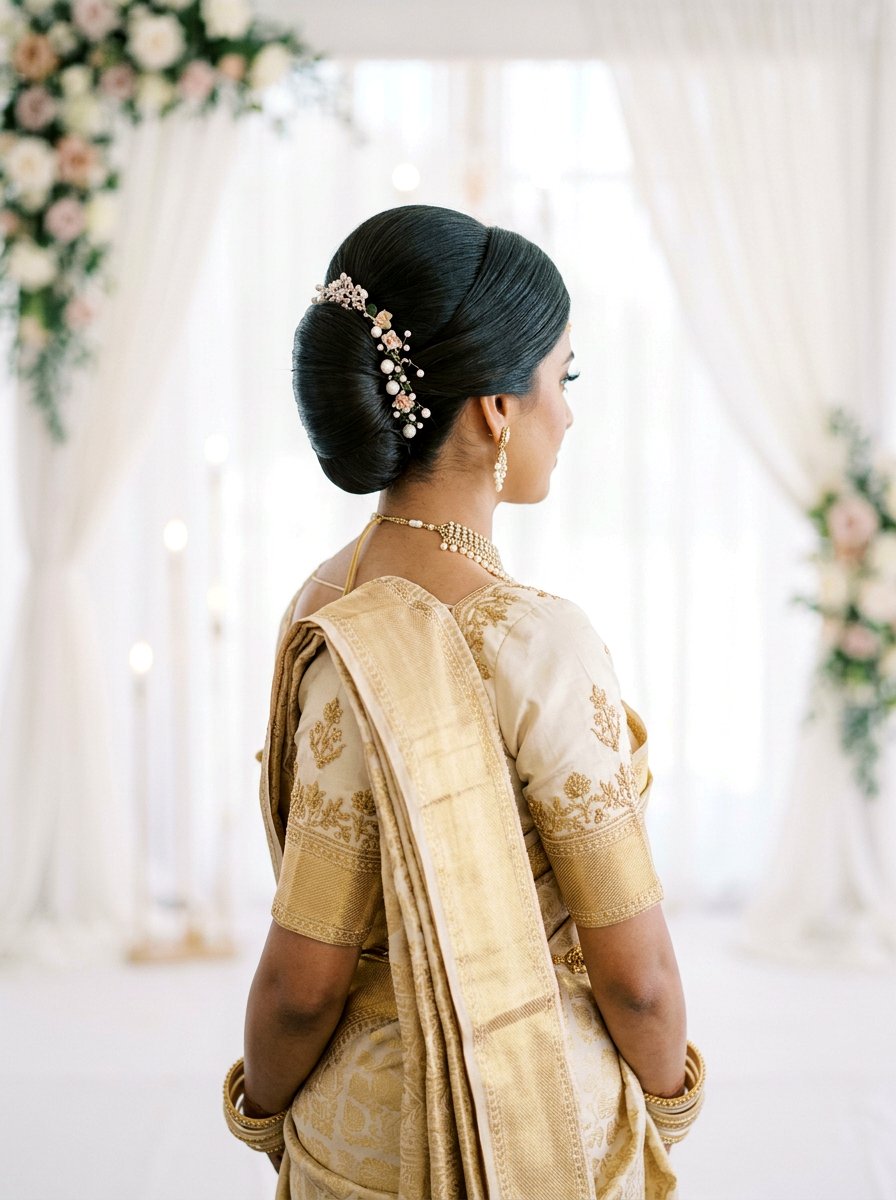 French Twist Hairstyle - 20 pre wedding shoot hairstyles - 20 pre wedding shoot hairstyles