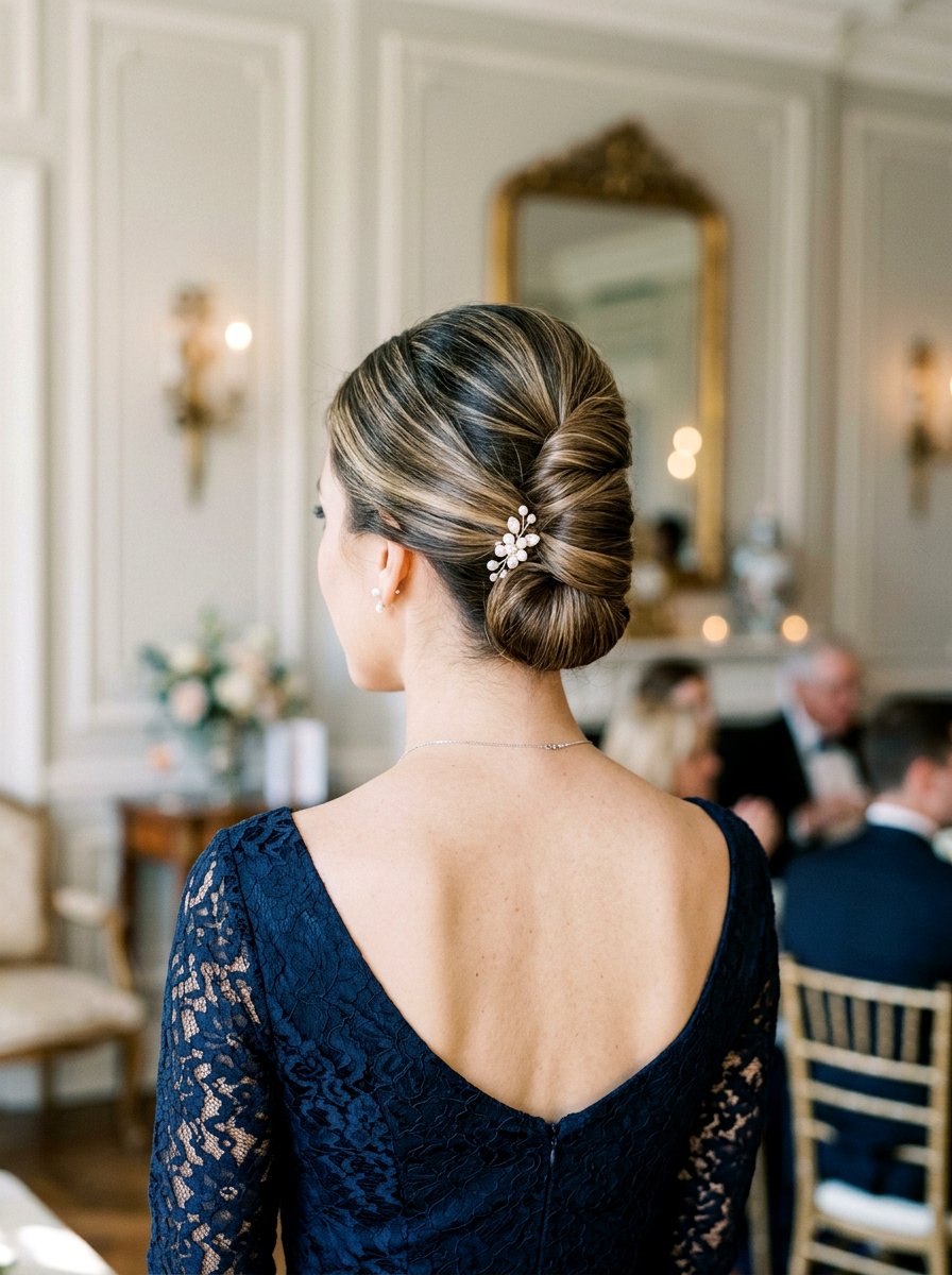 French Twist Low Bun - 20 classy low bun hairstyle ideas - 20 classy low bun hairstyle ideas