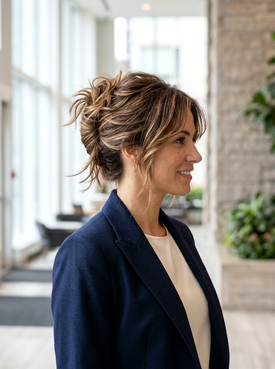 French Twist Medium Shag - 20 simple hairstyle for medium shag haircut - 20 simple hairstyle for medium shag haircut