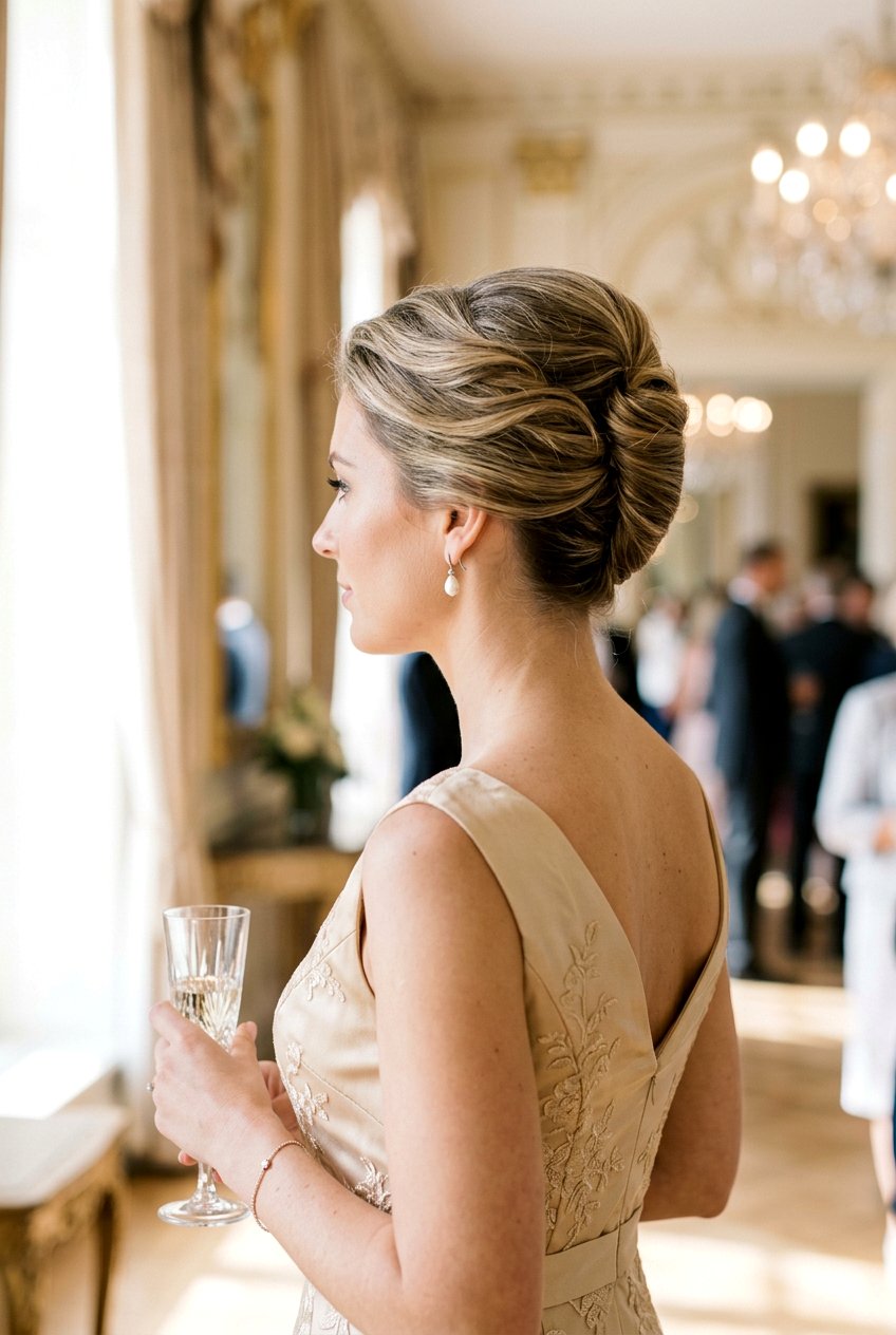 French Twist Mother Of The Bride Medium Hair - 20 mother of the bride medium hairstyles - 20 mother of the bride medium hairstyles