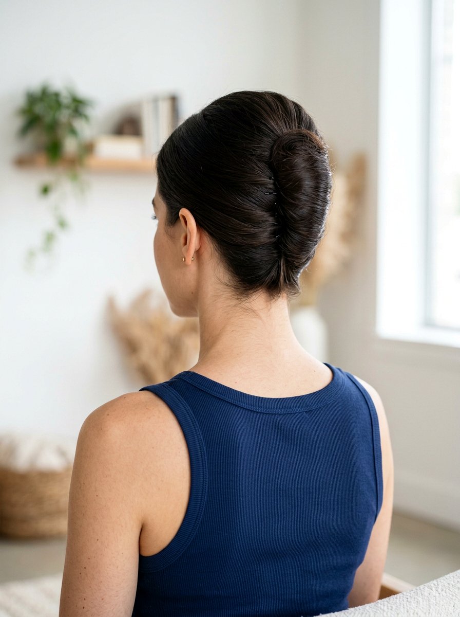 French Twist Short Bob - 20 gym hairstyle for short bob - 20 gym hairstyle for short bob