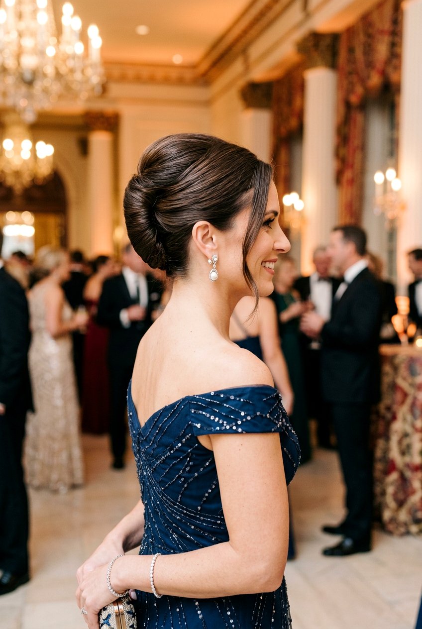 French Twist Updo - 20 mature women wedding guest hairstyle ideas - 20 mature women wedding guest hairstyle ideas