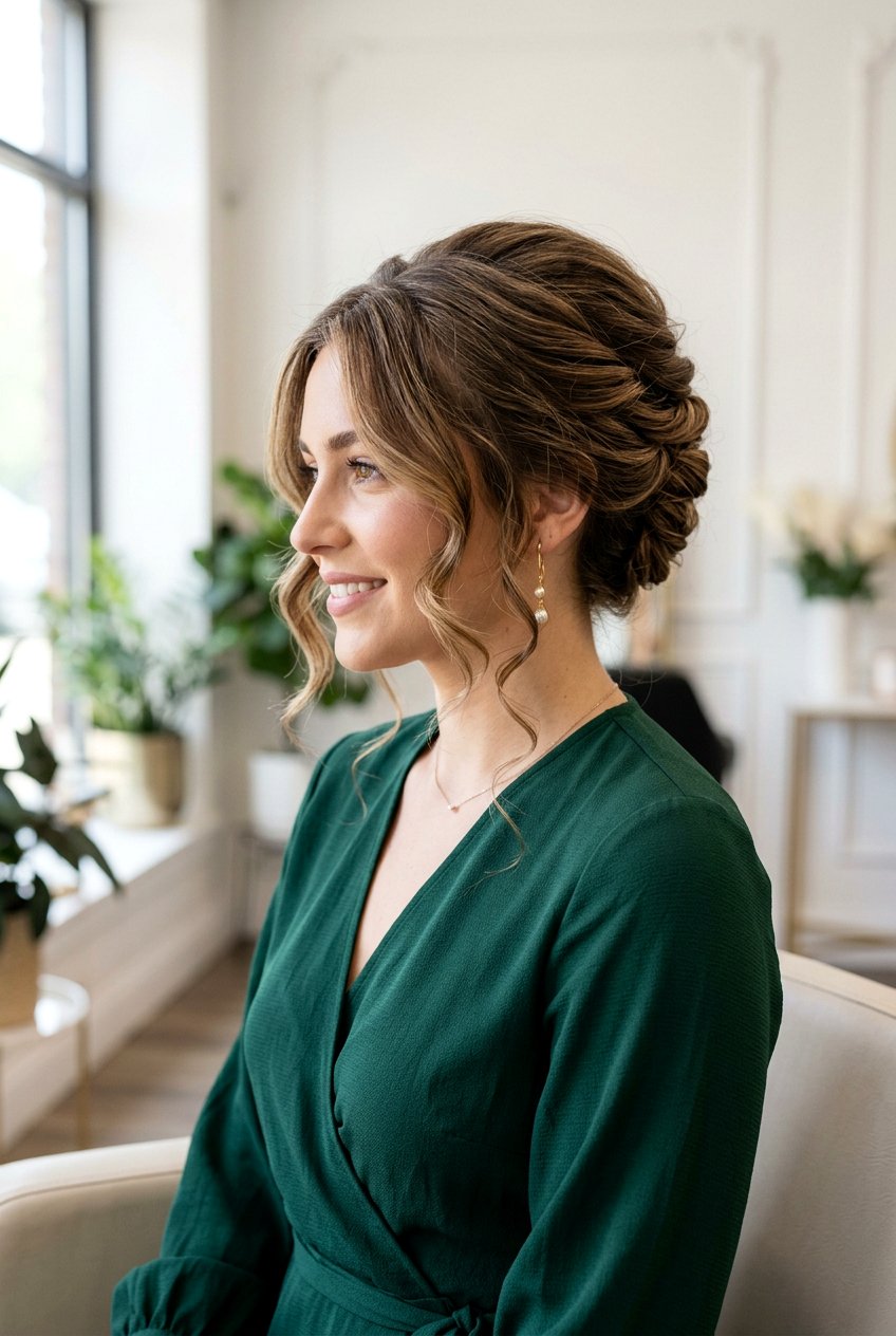 French Twist Updo With Face Framing Layers - 20 french twist updo hairstyle - 20 french twist updo hairstyle