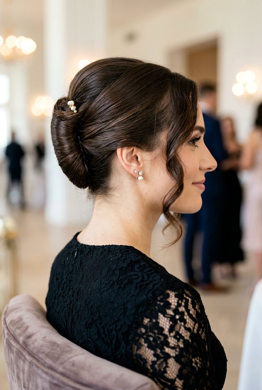 French Twist Updo for Family Portraits - 20 family portrait hairstyles for women - 20 family portrait hairstyles for women