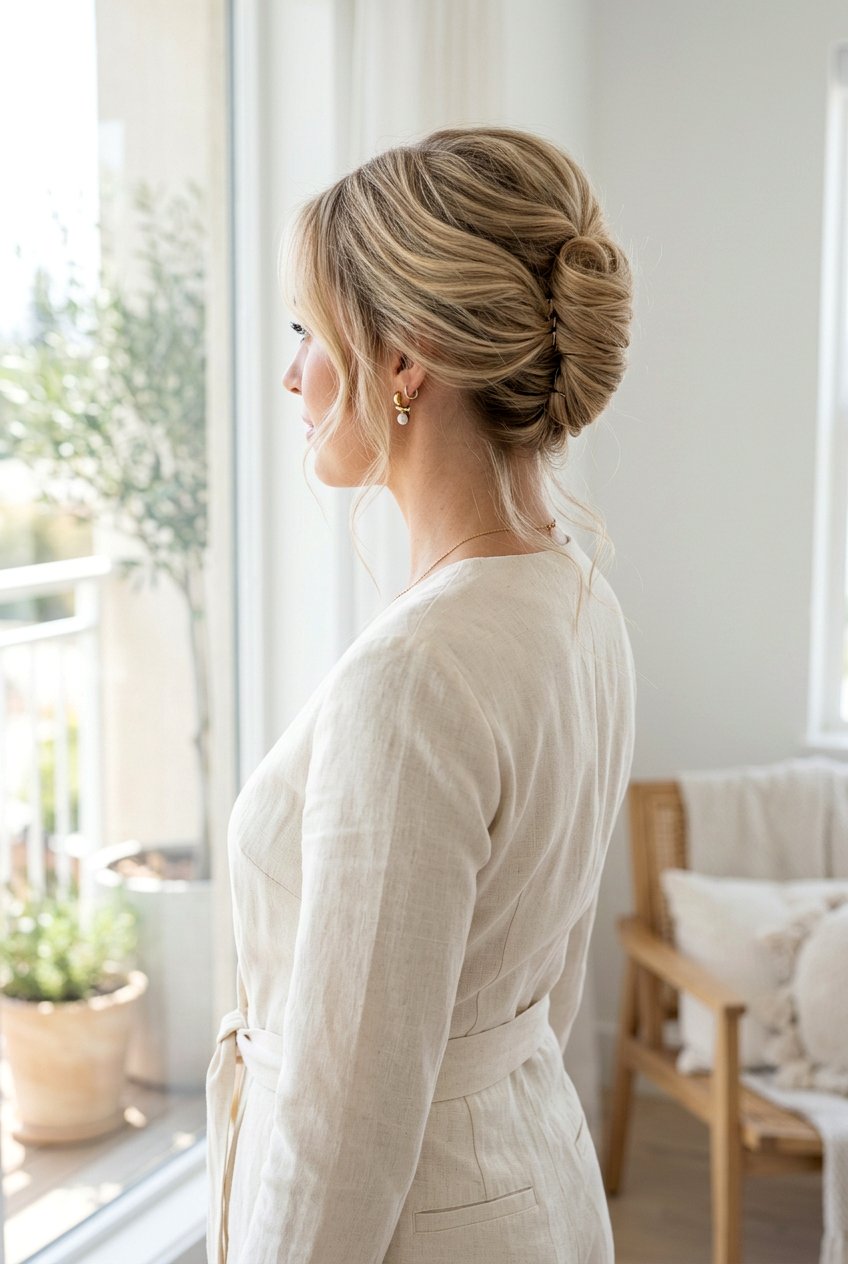 French Twist Updo - 20 easy vacation updo for women - 20 easy vacation updo for women