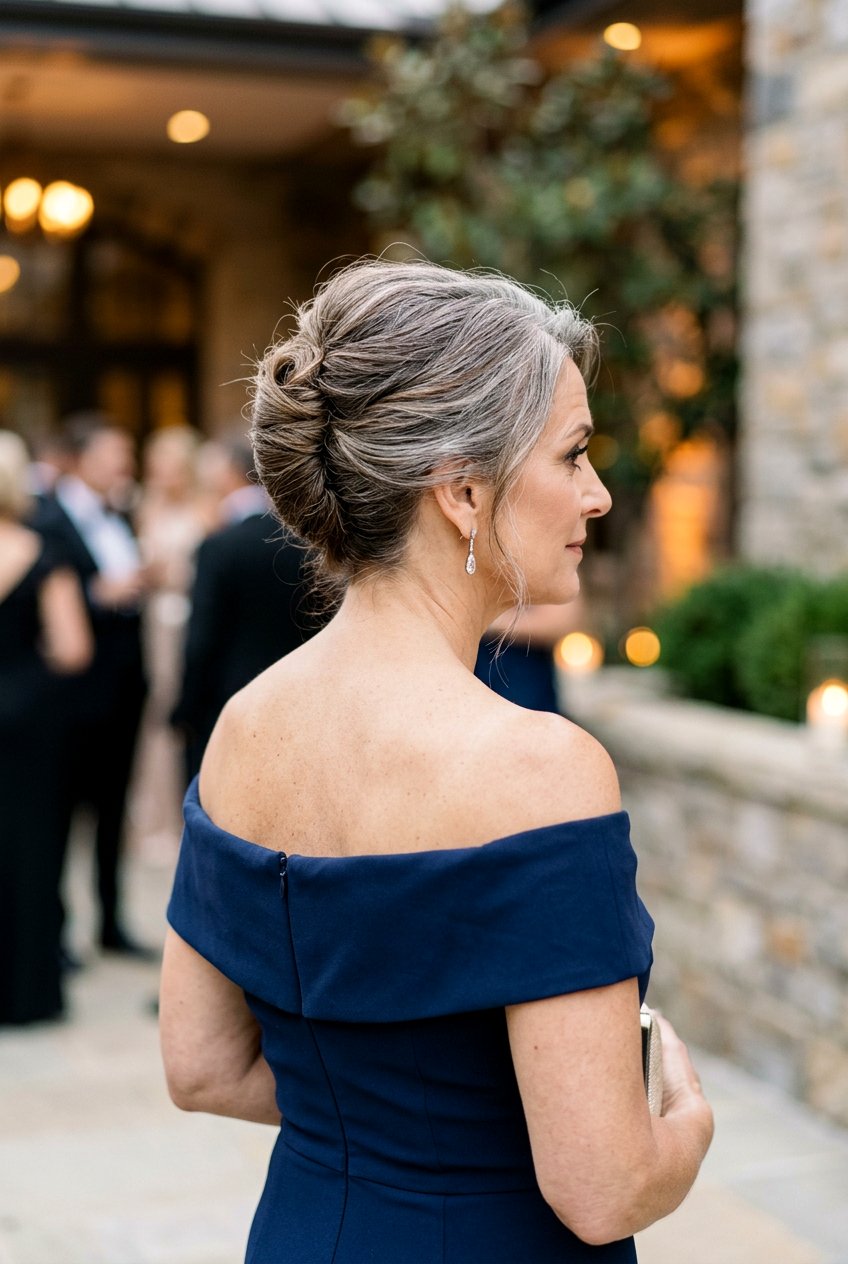 French Twist - 20 bridal hairstyle for mature bride - 20 bridal hairstyle for mature bride