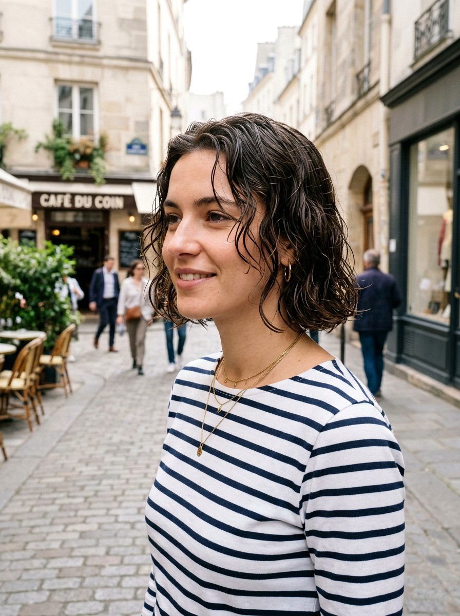 French Wet Look Bob - 20 wet look bob hairstyle - 20 wet look bob hairstyle