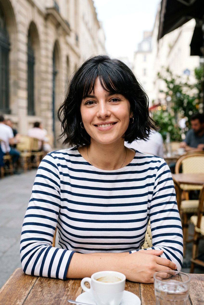 French bob for thick hair - 20 de-bulking haircut for thick hair - 20 de-bulking haircut for thick hair