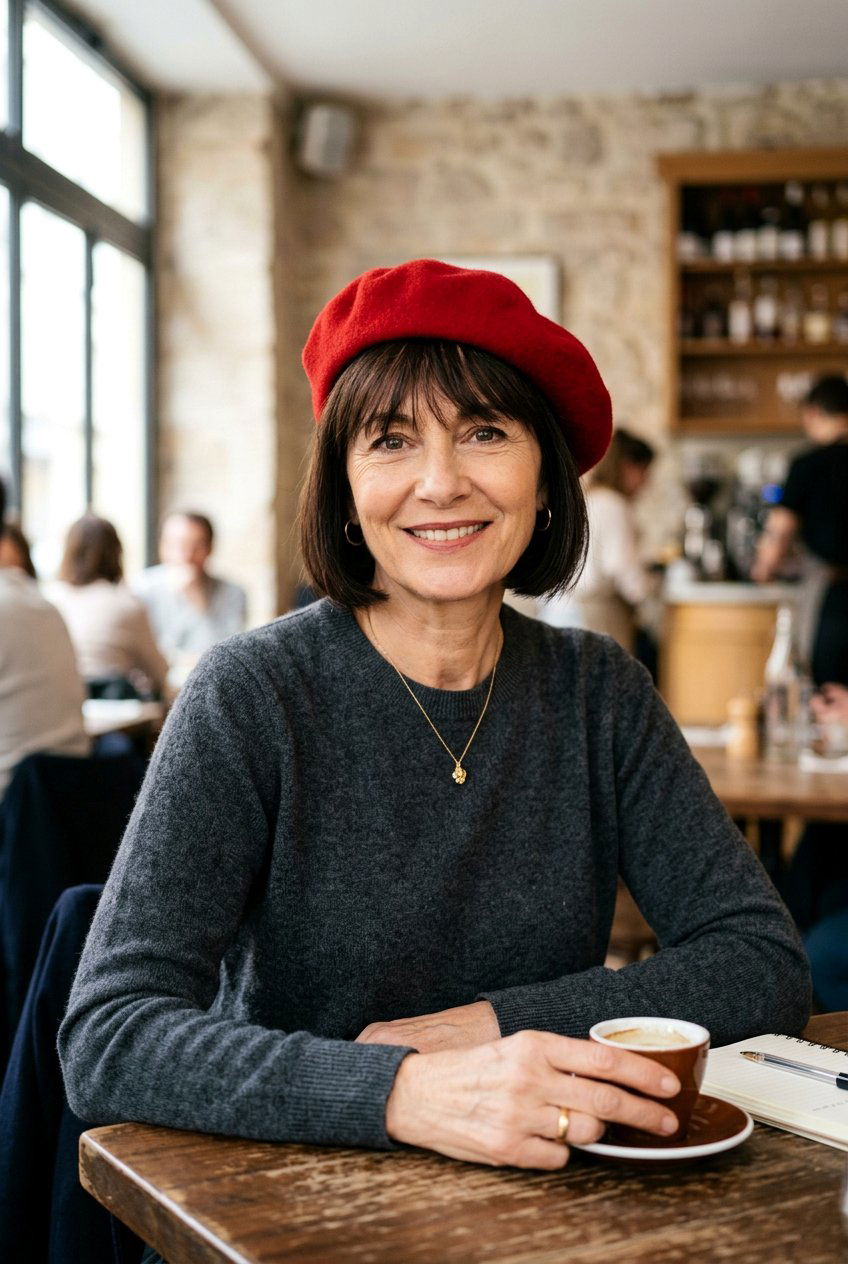 French bob with wispy bangs - 20 wispy bangs for mature women - 20 wispy bangs for mature women