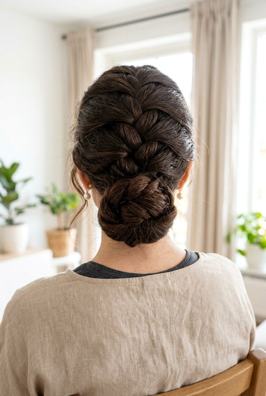 French braid tuck - 20 elegant hairstyles for women - 20 elegant hairstyles for women