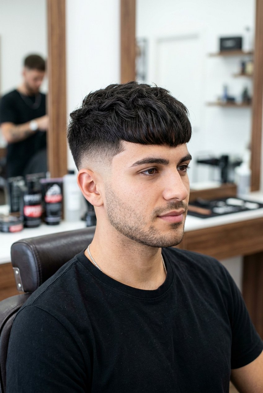 Fringe Taper Fade - 20 taper fade haircut - 20 taper fade haircut