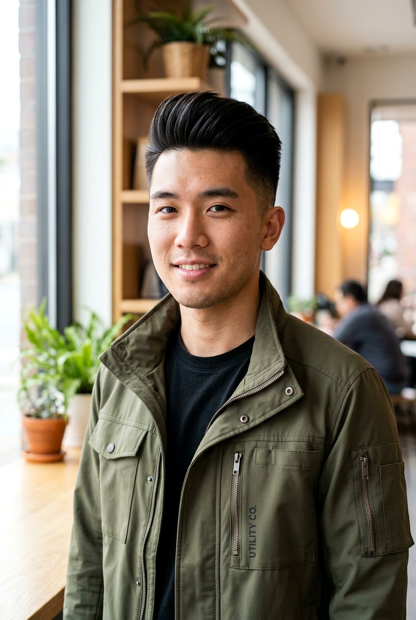 Fringe Up Two Block Haircut - 20 two block haircut for men with straight hair - 20 two block haircut for men with straight hair