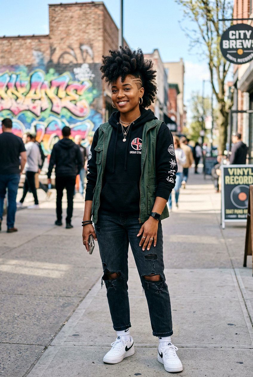 Frohawk With Undercut Design - 20 curly frohawk for natural hair - 20 curly frohawk for natural hair