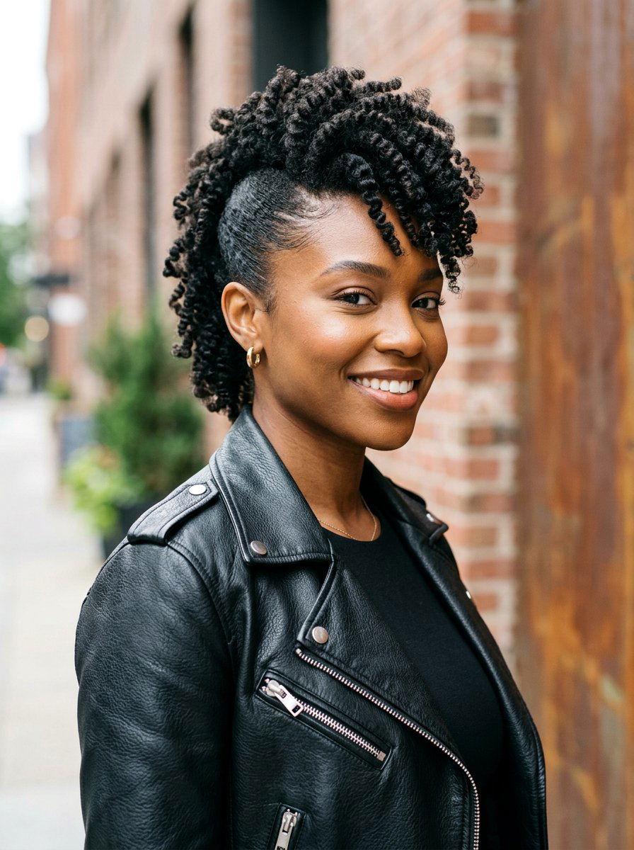 Frohawk finger coils short hair - 20 twa hairstyles with finger coils - 20 twa hairstyles with finger coils