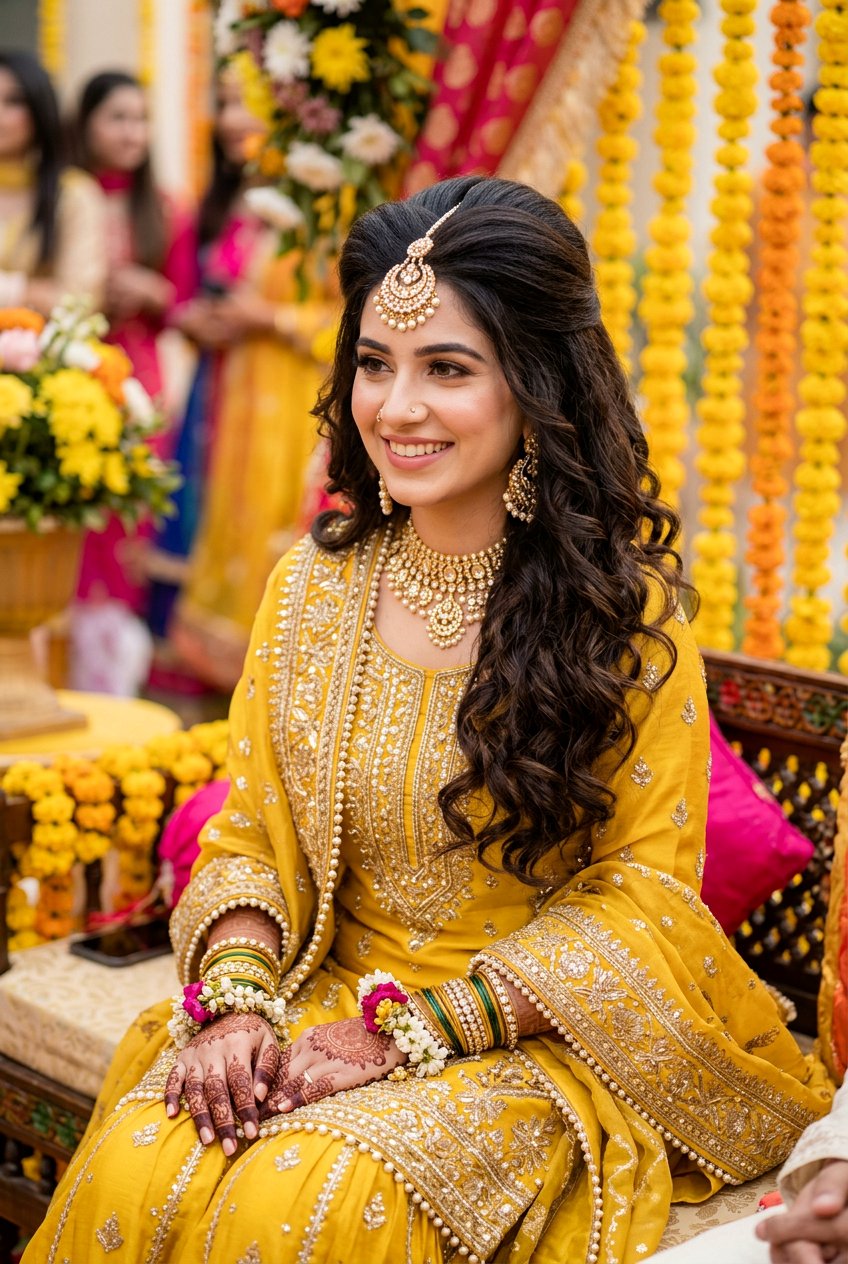 Front Puff Mayun Hairstyles For Bride - 20 mayun hairstyles for bride - 20 mayun hairstyles for bride