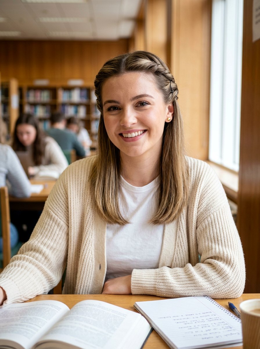 Front Twist Hairstyle For College - 20 cute hairstyle for college campus - 20 cute hairstyle for college campus