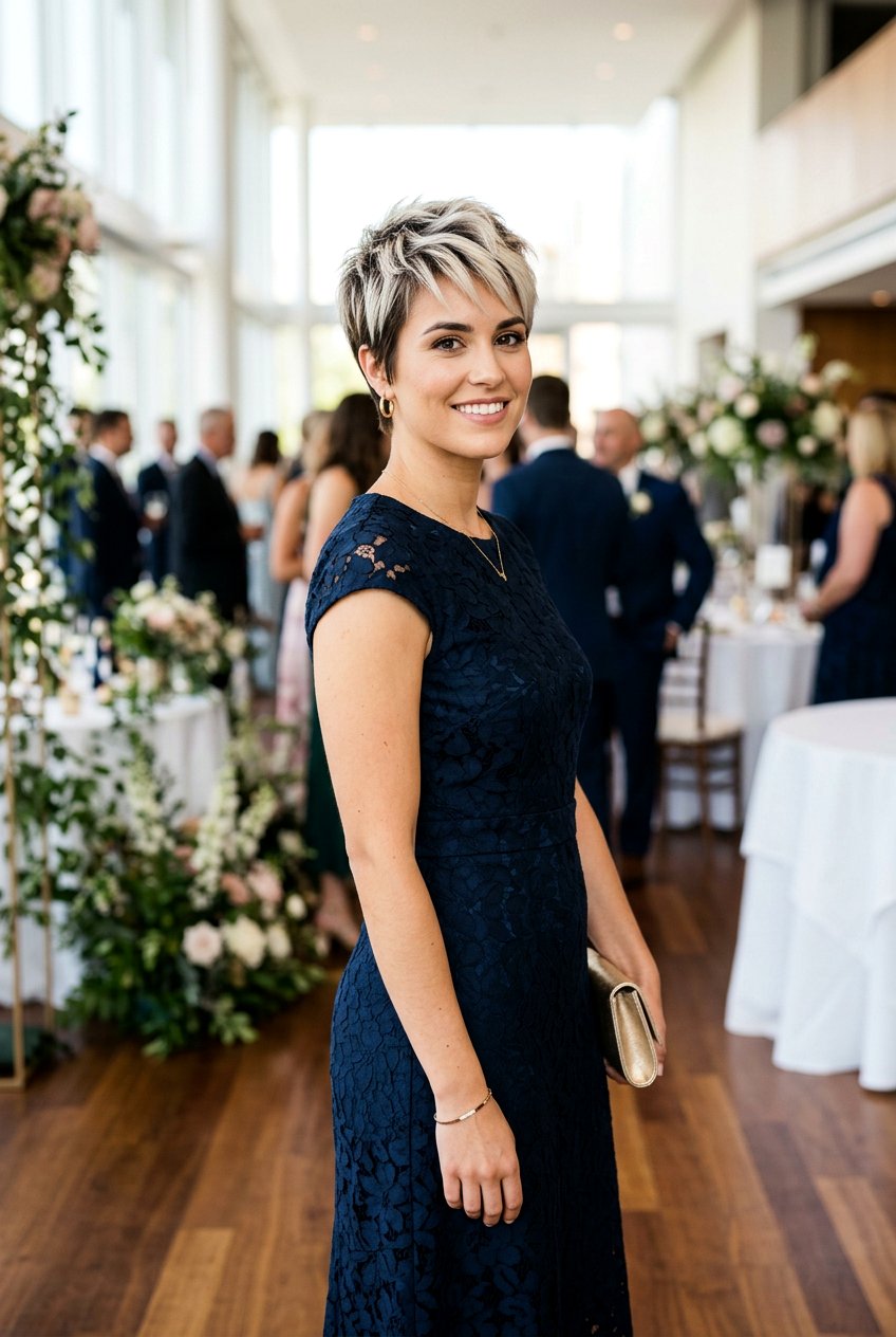 Frosted Tips Pixie - 20 wedding guest pixie hairstyle - 20 wedding guest pixie hairstyle
