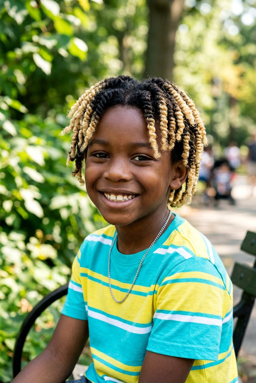 Frosted Tips Sponge Twists - 20 black boys twist sponge hairstyles - 20 black boys twist sponge hairstyles