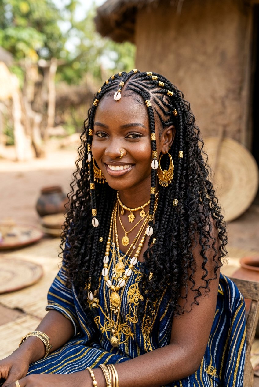 Fulani Boho Knotless Braids - 20 boho knotless braids hairstyle - 20 boho knotless braids hairstyle