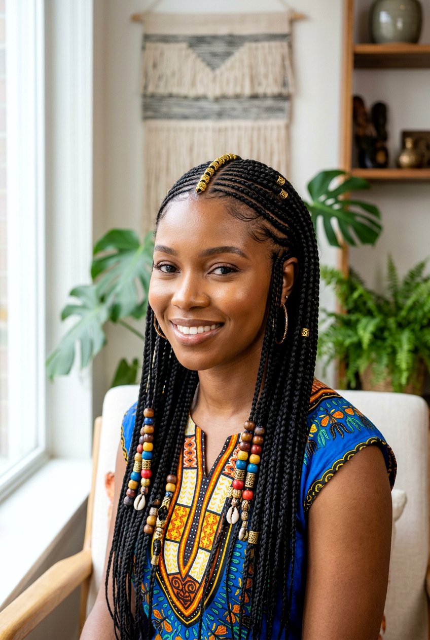 Fulani Box Braids - 20 box braids hairstyles - 20 box braids hairstyles