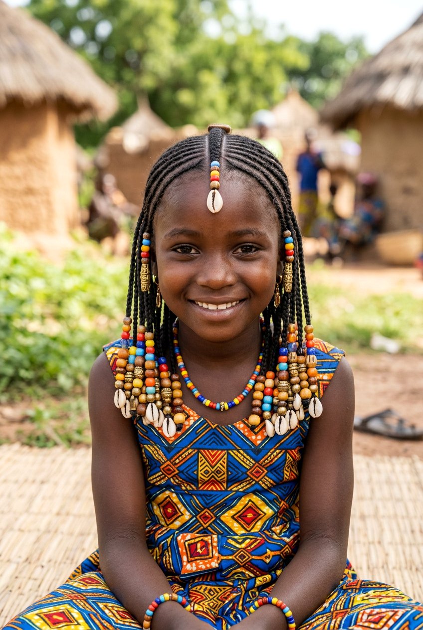 Fulani Braid For Kids - 20 birthday braid styles for girls - 20 birthday braid styles for girls