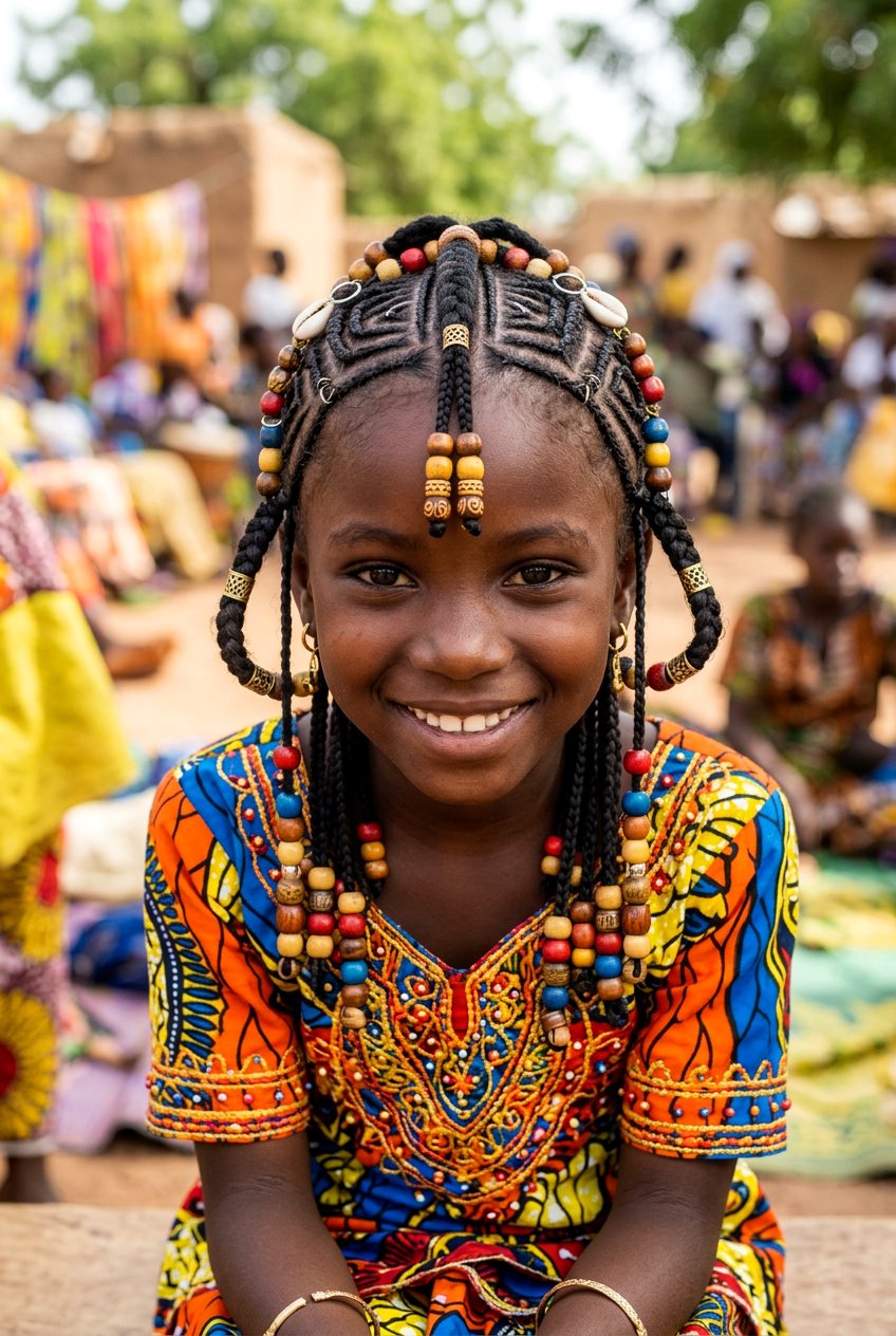 Fulani Braids - 20 holiday hairstyle for girls with braids - 20 holiday hairstyle for girls with braids