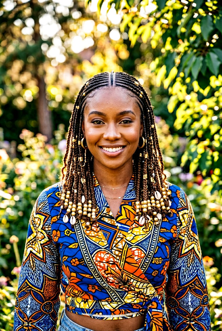 Fulani Braids - 20 humid weather protective styles for black women - 20 humid weather protective styles for black women