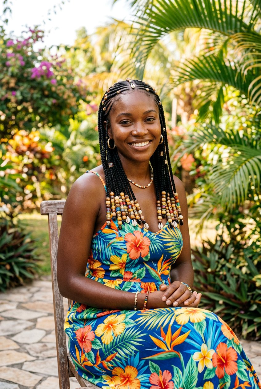 Fulani Braids - 20 beach hairstyle for black women braids - 20 beach hairstyle for black women braids