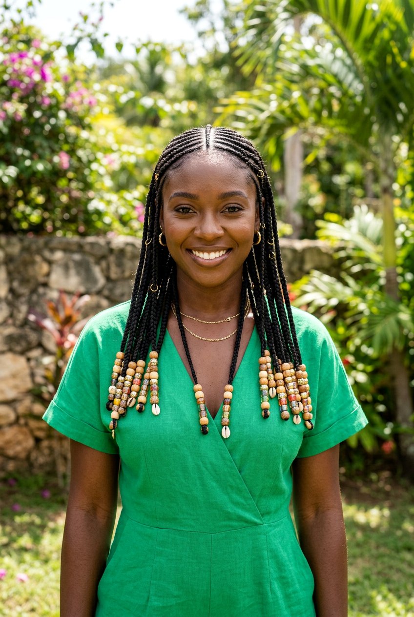 Fulani Braids - 20 black women wedding guest braid styles - 20 black women wedding guest braid styles