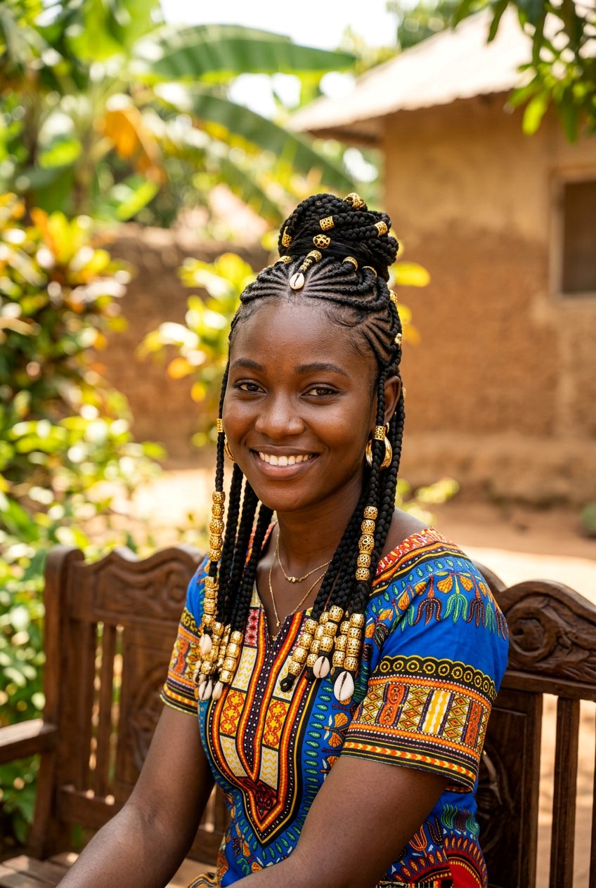 Fulani Braids - 20 low maintenance braid styles for black women - 20 low maintenance braid styles for black women