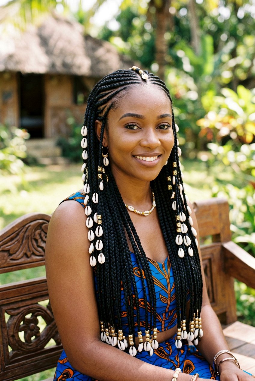 Fulani Braids Cowrie Shells - 20 fulani braids hairstyles - 20 fulani braids hairstyles