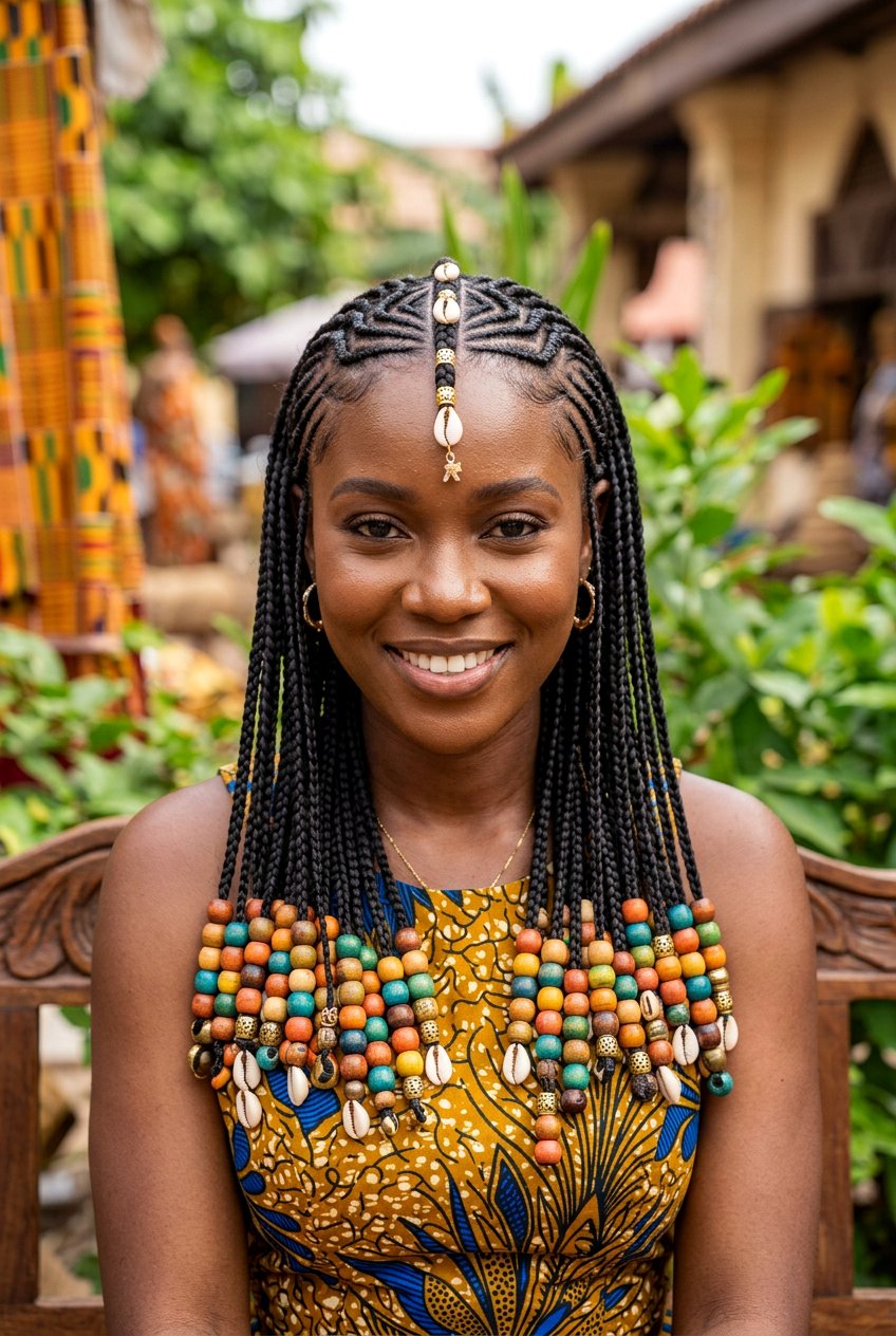 Fulani Braids With Beads - 20 braided hairstyles for black women - 20 braided hairstyles for black women