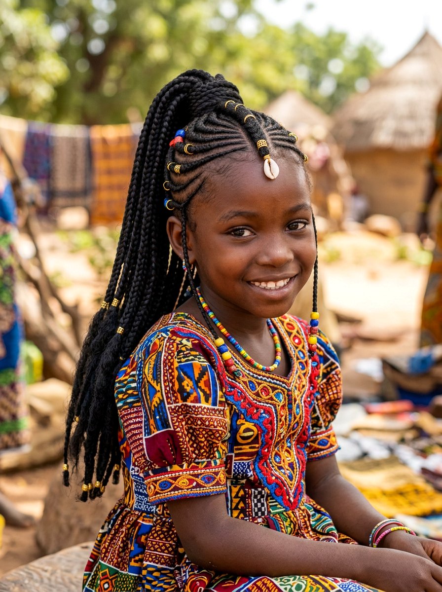 Fulani Cornrow Ponytail - 20 kids cornrow ponytail styles - 20 kids cornrow ponytail styles