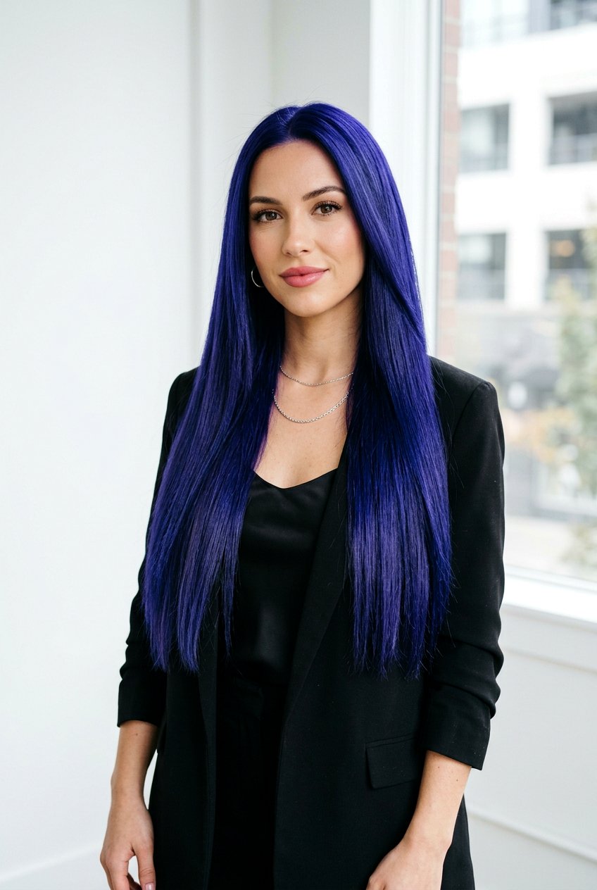 Full Indigo Hair Color - 20 indigo hair color ideas - 20 indigo hair color ideas
