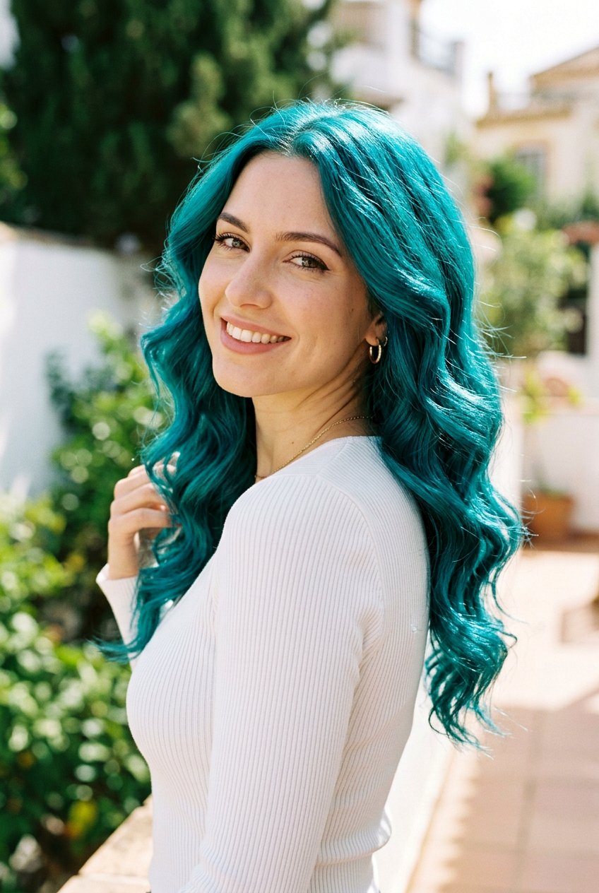 Full Turquoise Hair Color - 20 turquoise hair color ideas - 20 turquoise hair color ideas