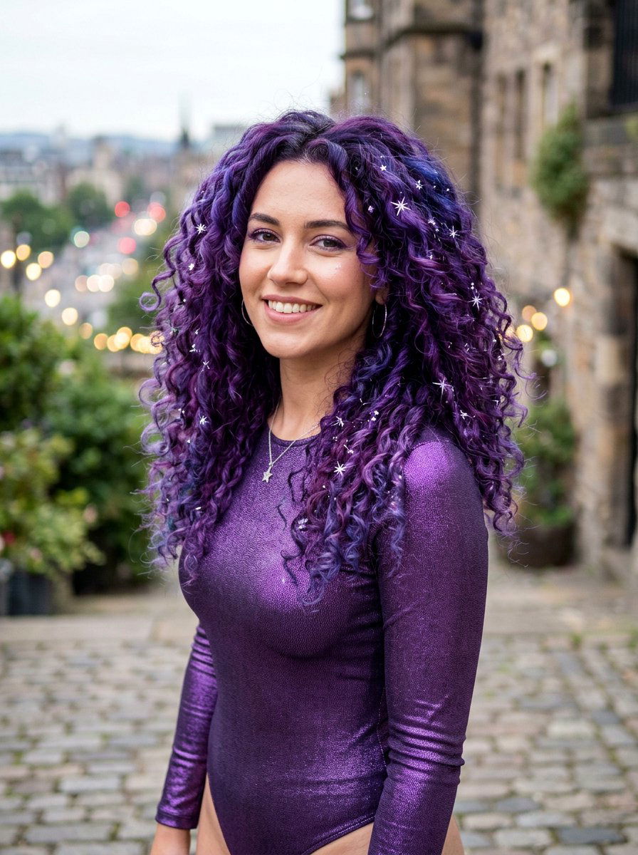 Galaxy Purple Hair Color - 20 rave hair color ideas - 20 rave hair color ideas