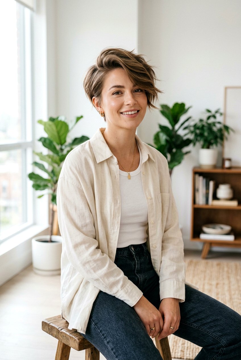 Gamine Pixie With Long Top Layers - 20 gamine pixie haircut - 20 gamine pixie haircut