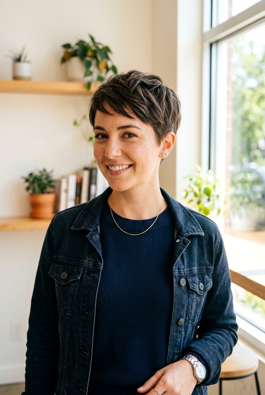 Gamine Pixie With Tapered Nape - 20 gamine pixie haircut - 20 gamine pixie haircut