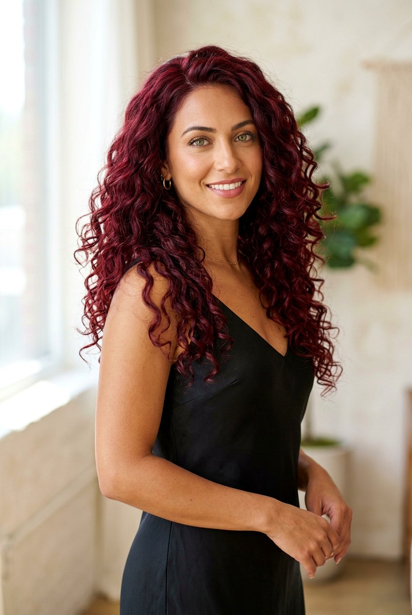 Garnet Red Hair Color - 20 fire hair color ideas - 20 fire hair color ideas