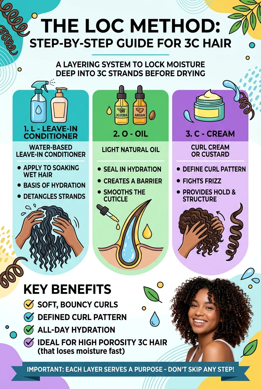 Gel Only Wash and Go for High Shine 3C Curls - 20 defined wash and go for 3c hair - 20 defined wash and go for 3c hair