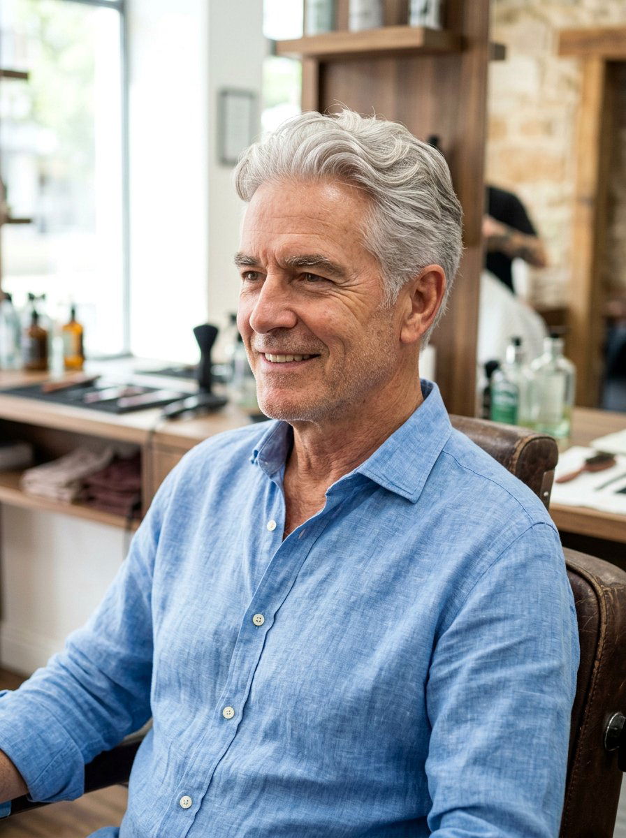 20 Neat Short Haircut Ideas for Older Men to Look Sharp