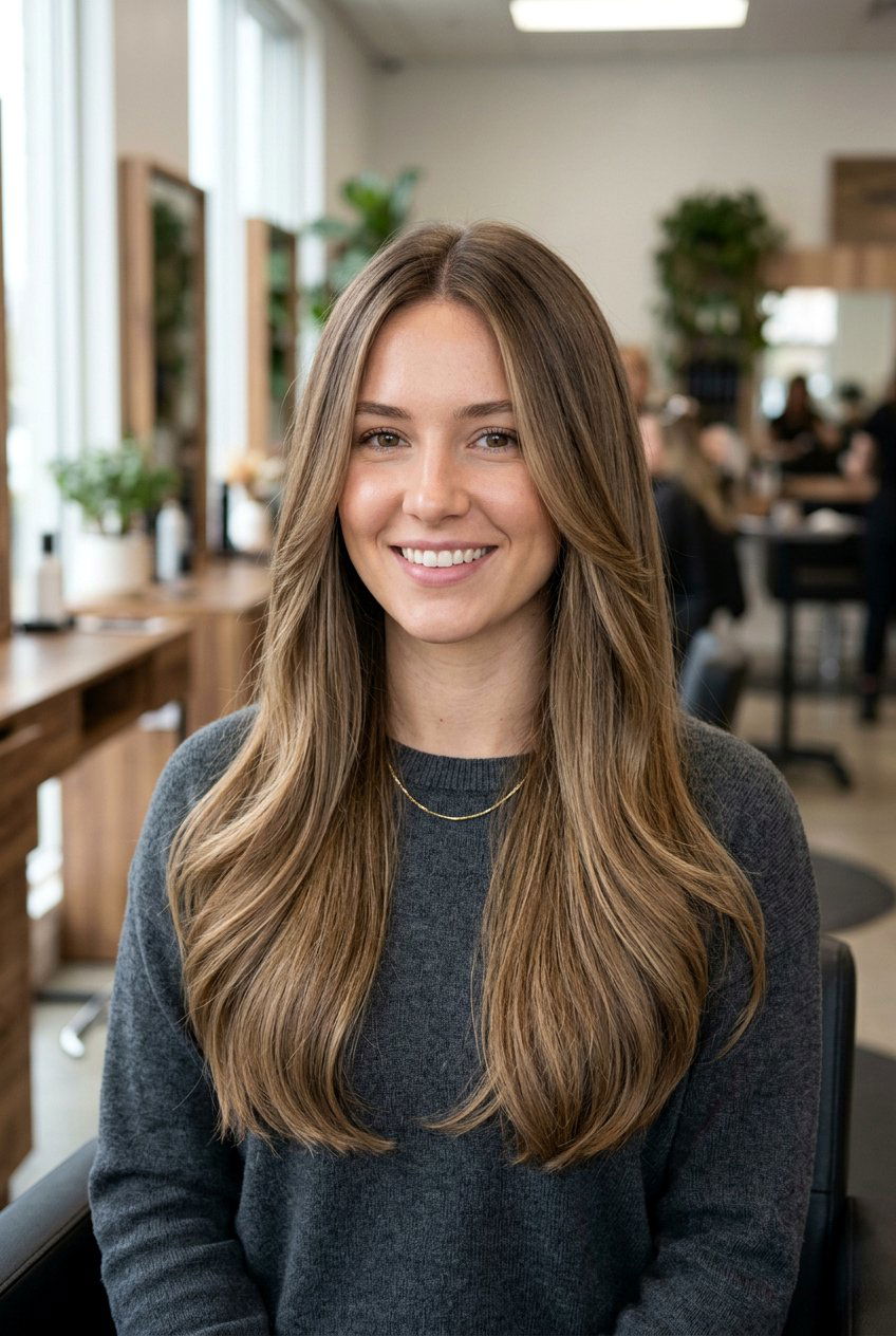 Ghost Layered Haircut - 20 long hairstyles for fine hair - 20 long hairstyles for fine hair