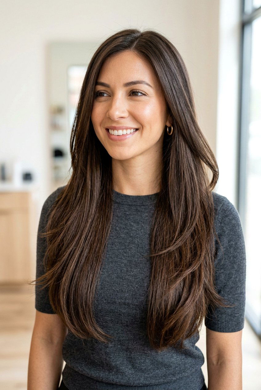 Ghost Layers For Long Hair - 20 haircuts for long straight hair - 20 haircuts for long straight hair