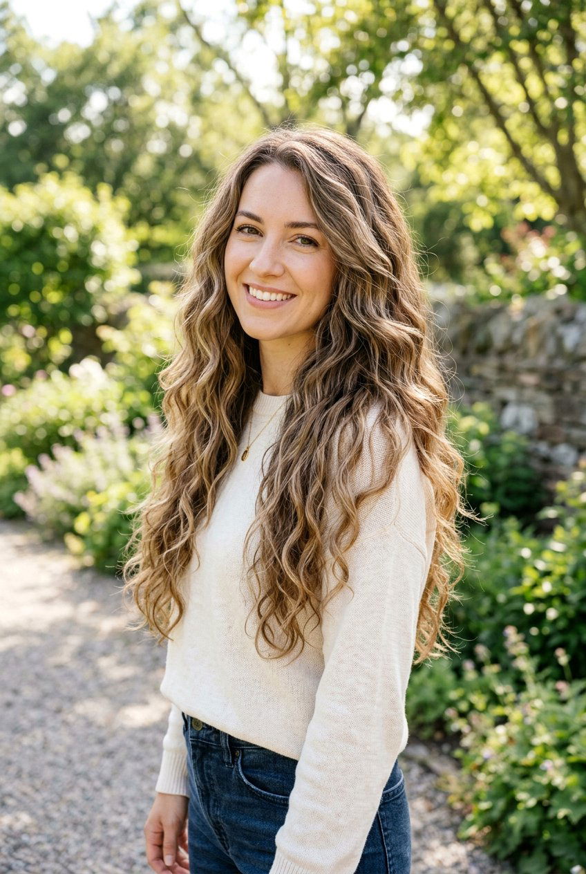 Ghost Layers On Long Thick Wavy Hair - 20 ghost layers for long thick hair - 20 ghost layers for long thick hair