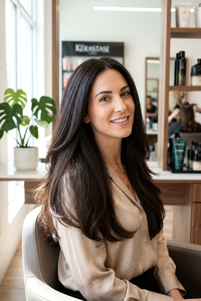 Ghost layers for thick hair - 20 de-bulking haircut for thick hair - 20 de-bulking haircut for thick hair