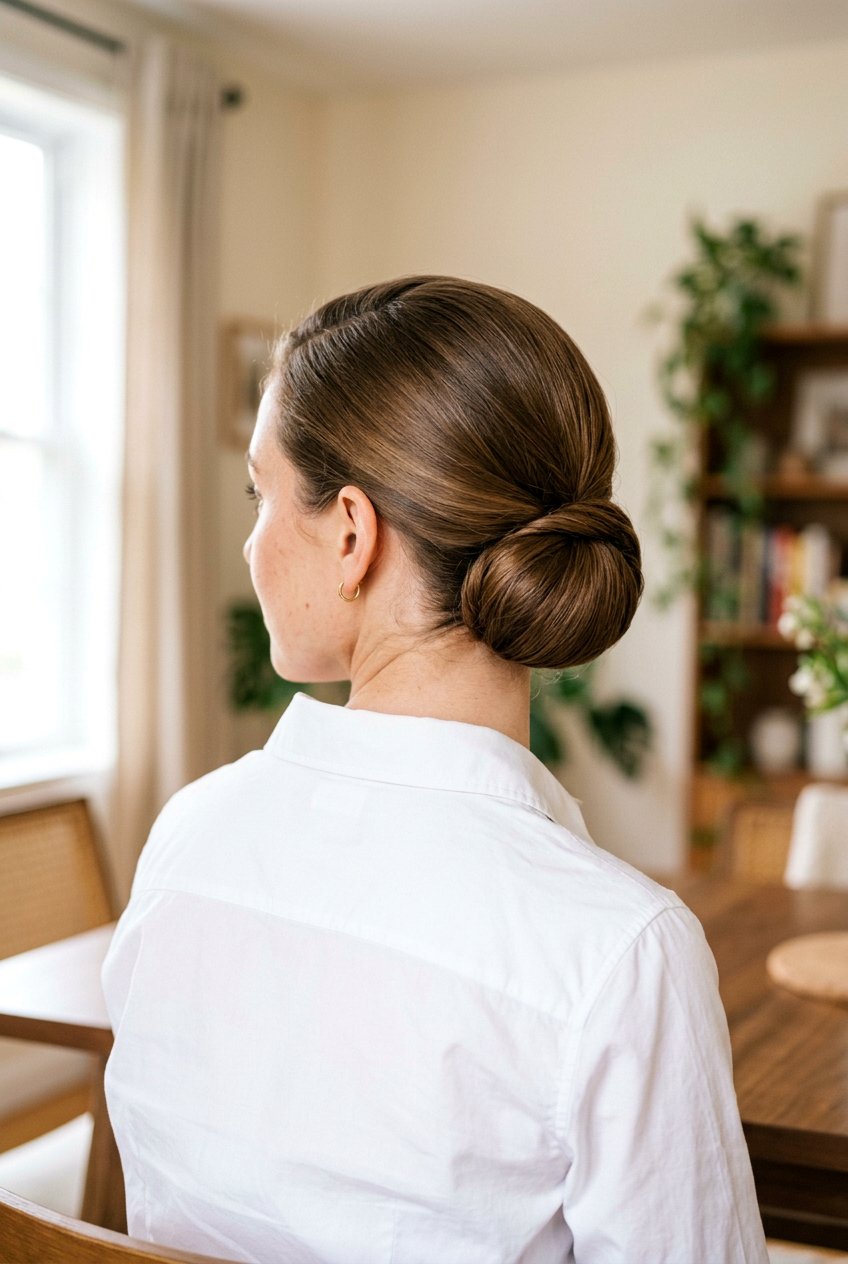 Gibson Tuck For Home Office Days - 20 tidy hairstyles for work from home - 20 tidy hairstyles for work from home