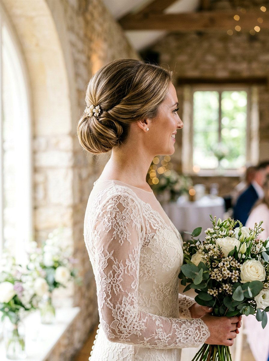 Gibson Tuck Updo - 20 wedding hairstyles for fine thin hair - 20 wedding hairstyles for fine thin hair