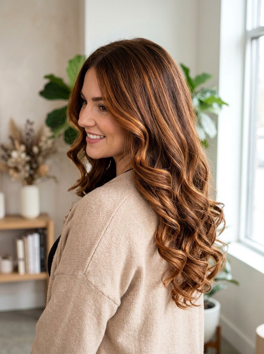 Ginger Balayage On Brown Hair - 20 rich ginger balayage - 20 rich ginger balayage
