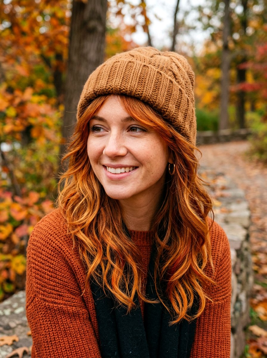 Ginger Copper Wolf Cut - 20 copper wolf cut color ideas - 20 copper wolf cut color ideas